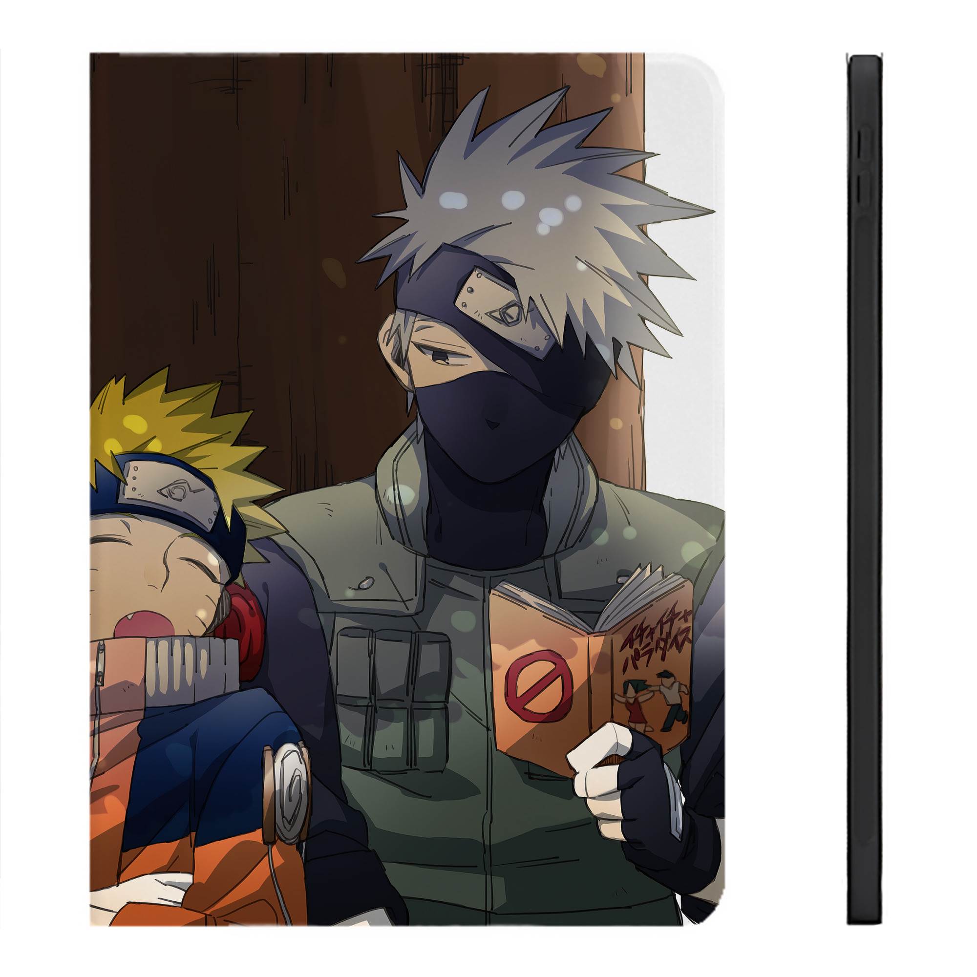 （画像用） NARUTO -ナルト- NARUTO -ナルト- 疾風伝 IPadケース ペンホルダー付き ブックスタイルデザイン
